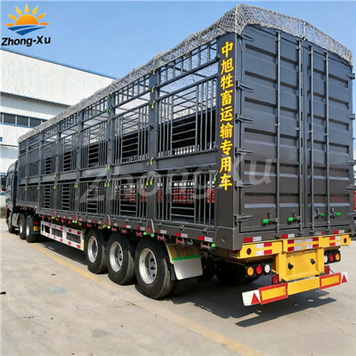 3 Axle Livestock Transportation Semi-Trailer