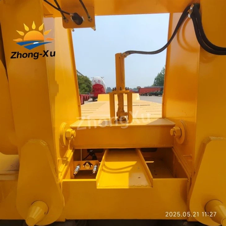 Zhong-Xu Hydraulic Gooseneck Lowboy Trailer high quality