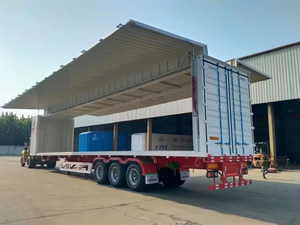3-Axle Wing Van Semi-Trailer factory