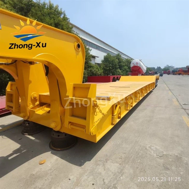 Zhong-Xu Hydraulic Gooseneck Lowboy Trailer suppliers