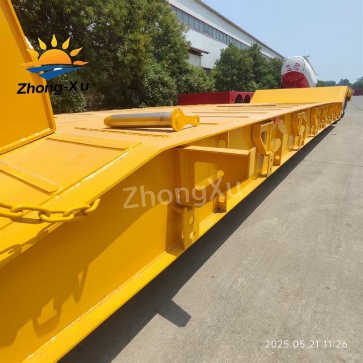 Zhong-Xu Hydraulic Gooseneck Lowboy Trailer factory