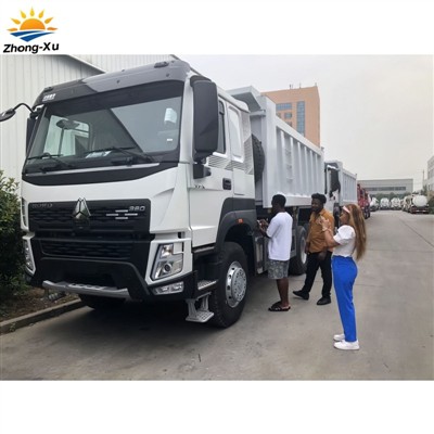 Tanzanian Customers Visit Zhongxu Factory & Confirm HOWO 380HP Dump Truck Order