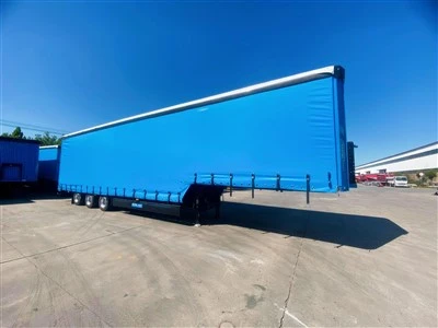 3-Axle Gooseneck Curtain Trailer