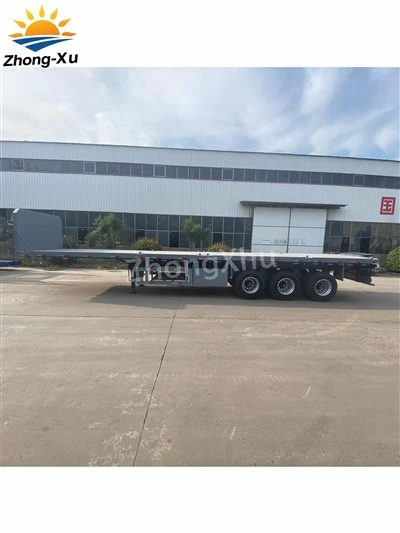Three Axle 40Ft Container Flatbed Trailer